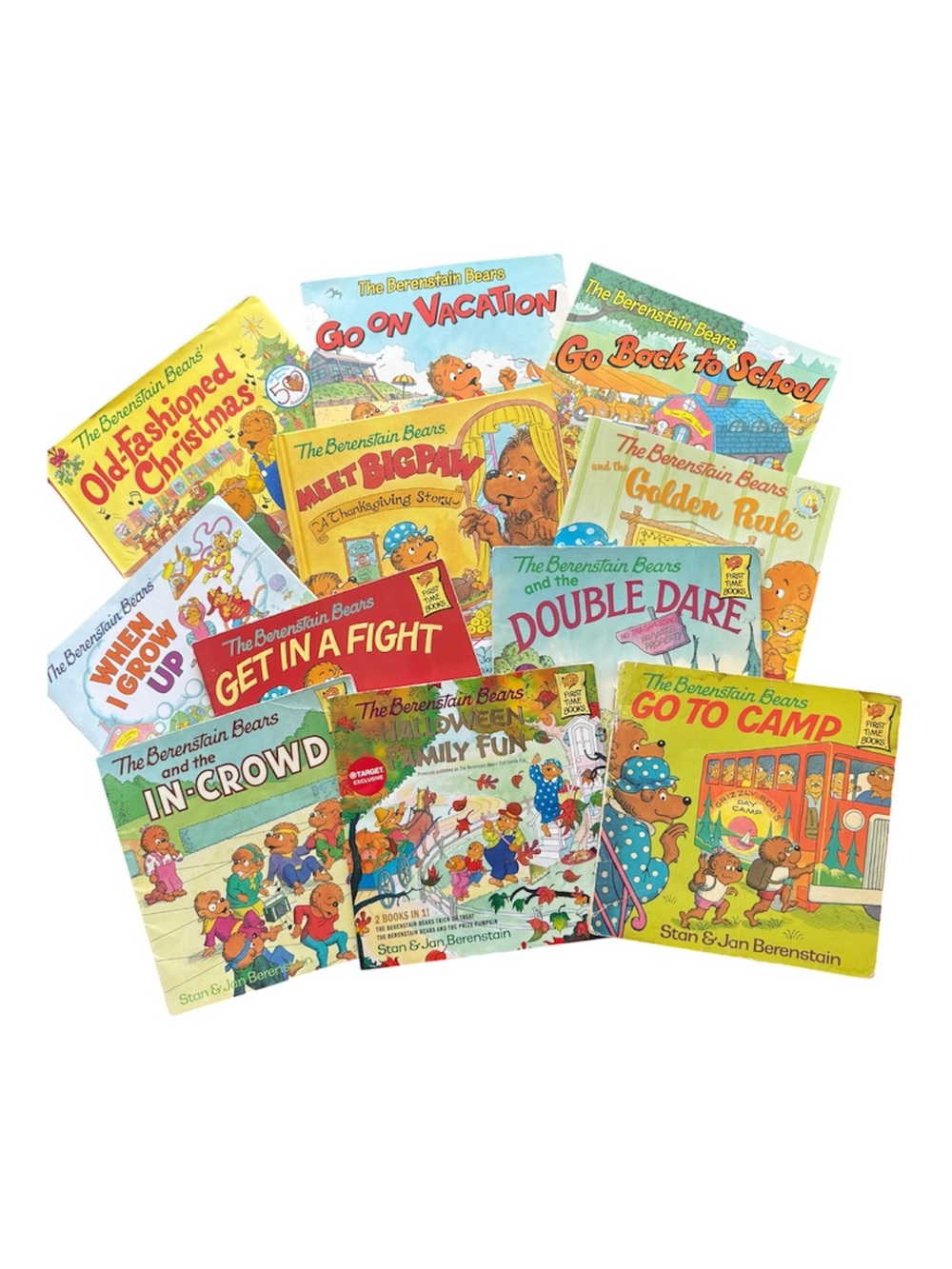 The Berenstain Bears Books Lot of 11 Hardback Paperback Holiday